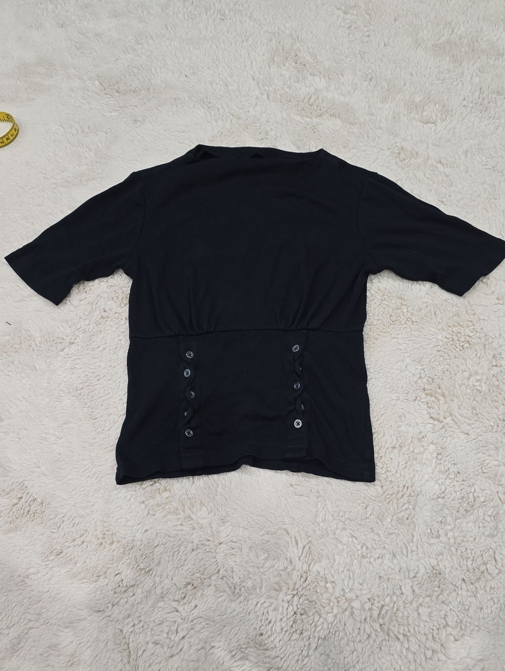 Pilcro Black Logo Tee